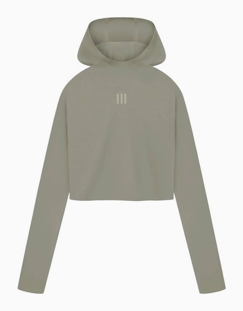 Athletics Cropped Hooded Sweatshirt