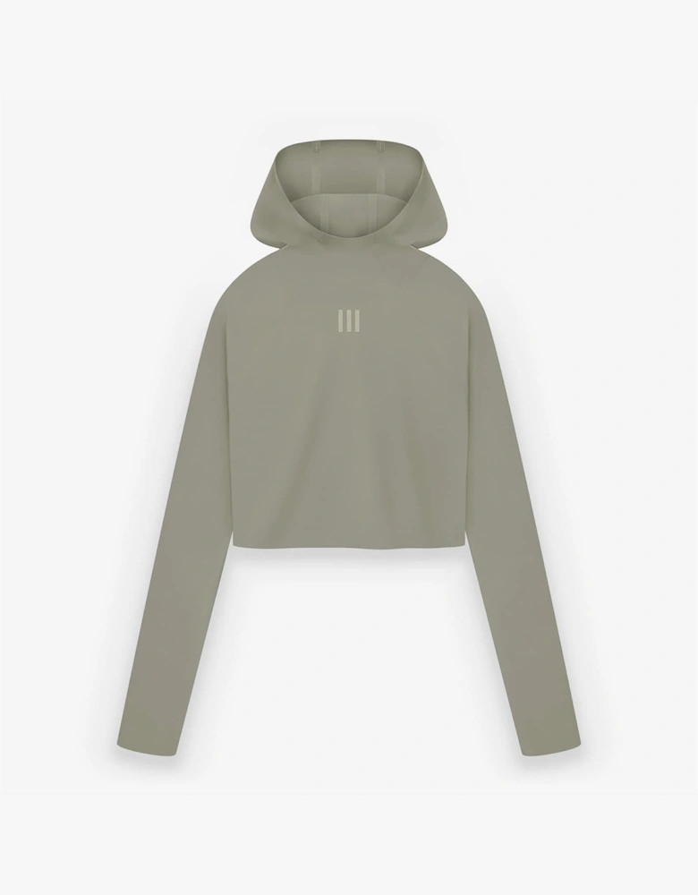 Athletics Cropped Hooded Sweatshirt
