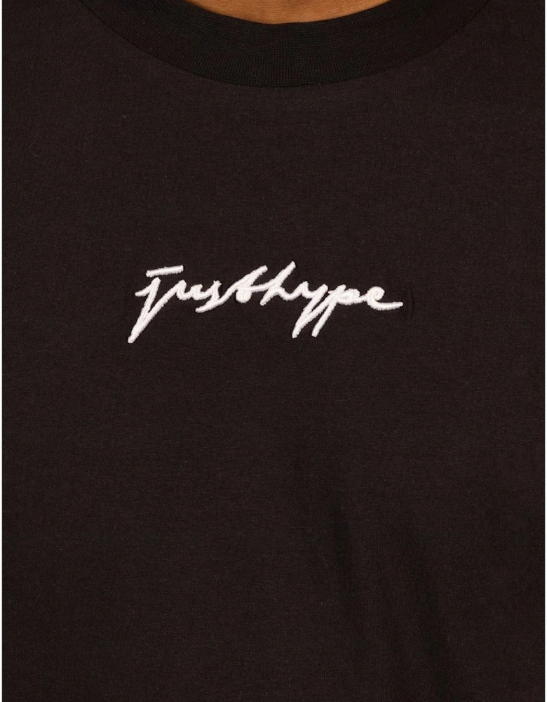 Regular Fit Lettering Crew Neck T-Shirt