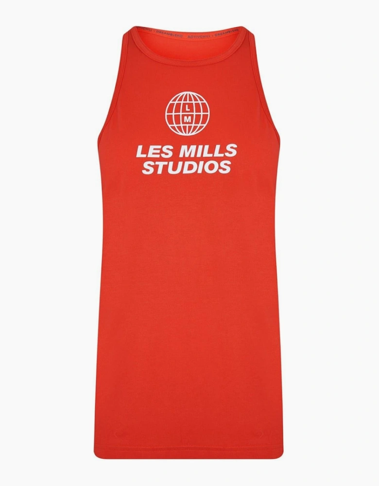 Crew Neck Sleeveless Globe Tank