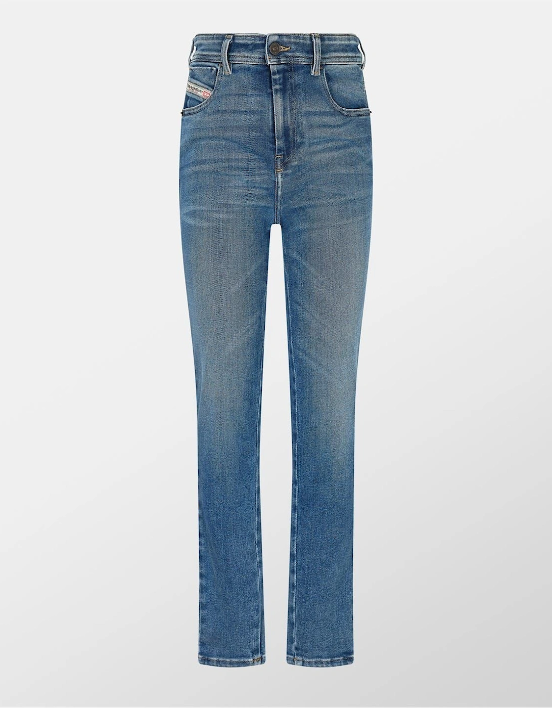 Diesel Women's Blue Skinny 1984 Slandy High Jeans - Size 23 L30