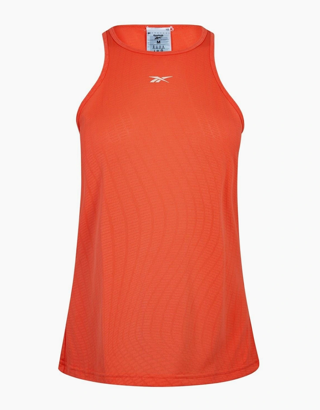 Perforat Regular Fit Crew Neck Tank
