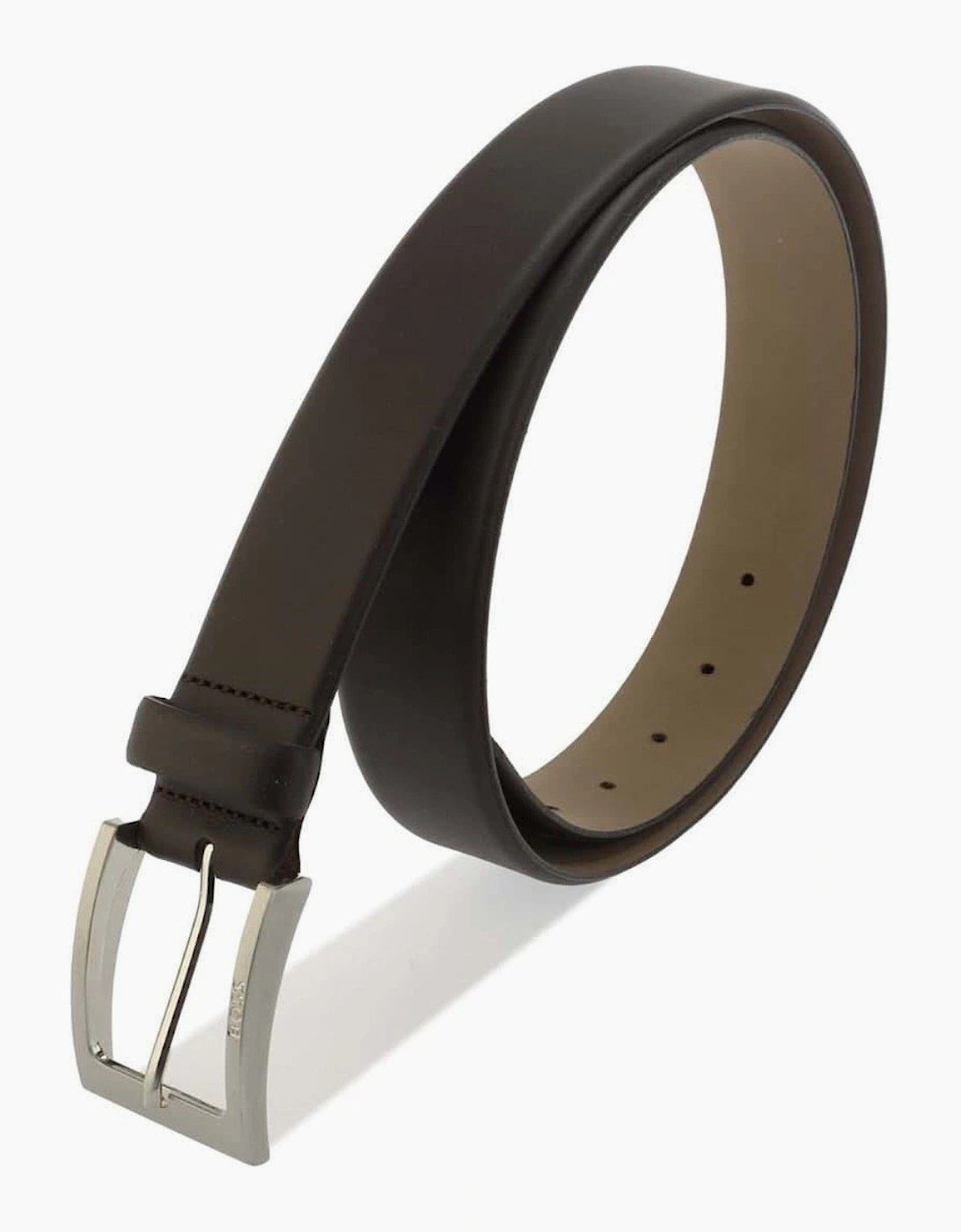 Leather Pin Buckle Dress Belt