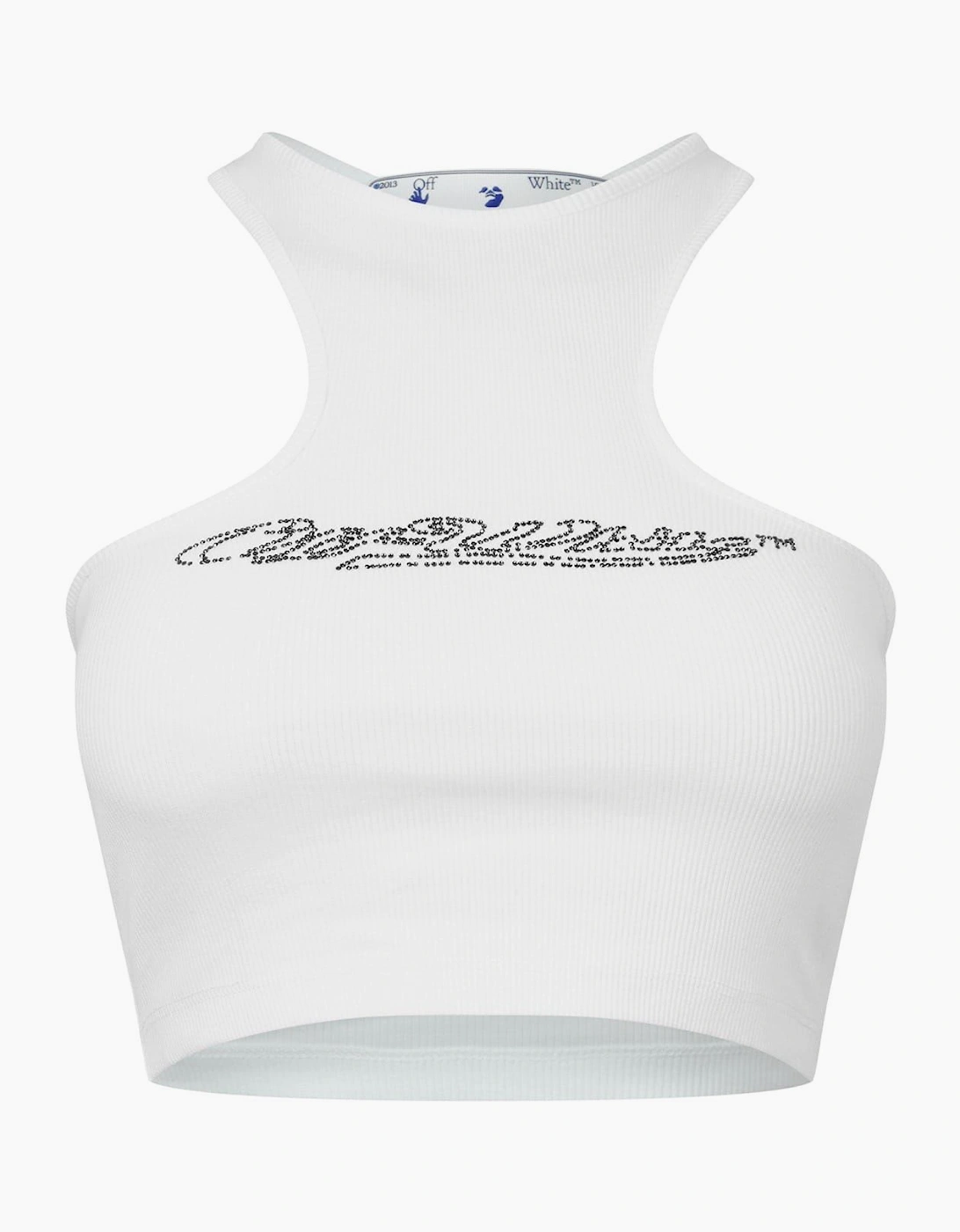 Bling Halter Cropped Tank Top