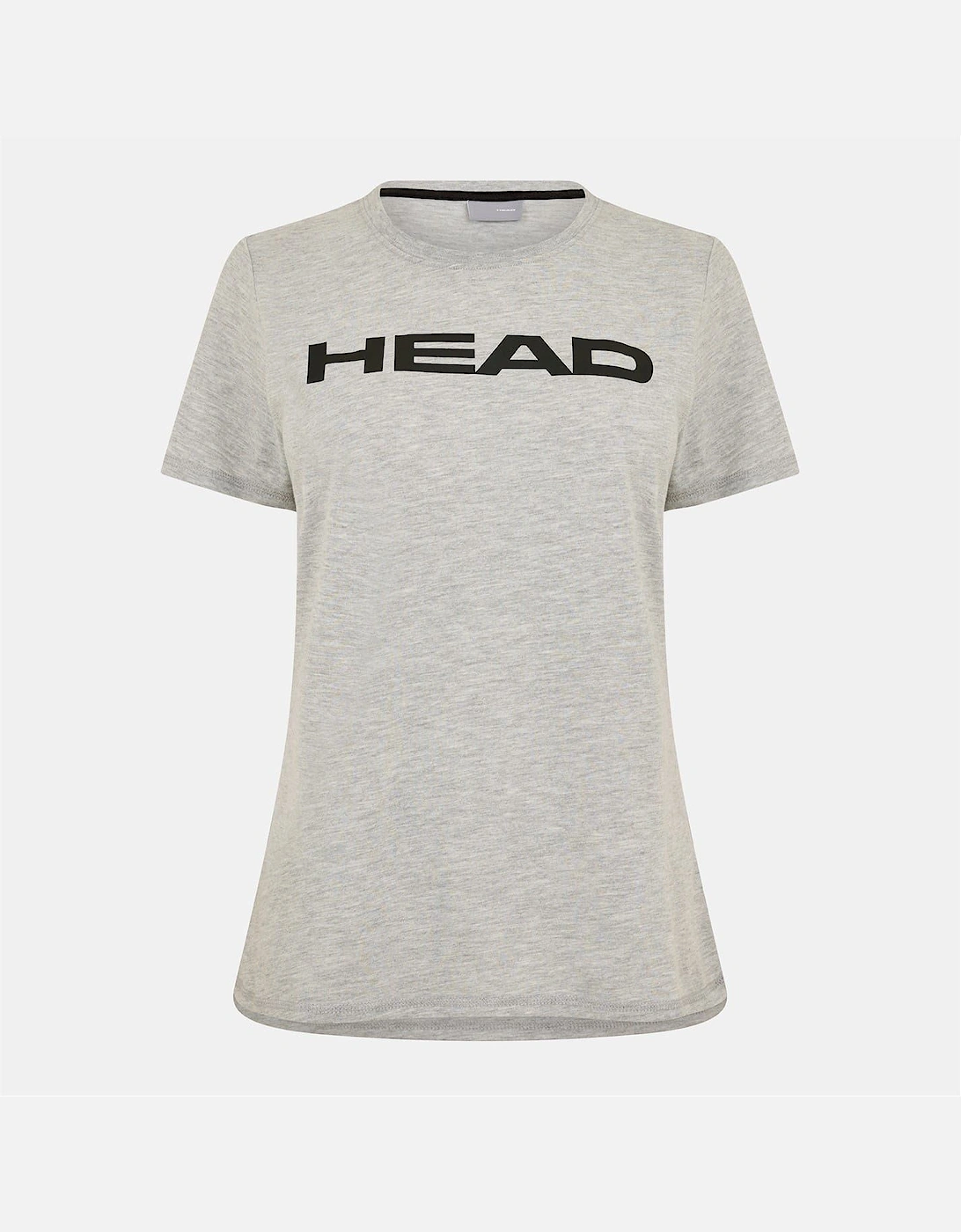 Head Women's Lucy Wordmark Crew Neck Short Sleeve Jersey T-Shirt - Grey - Size, 10
