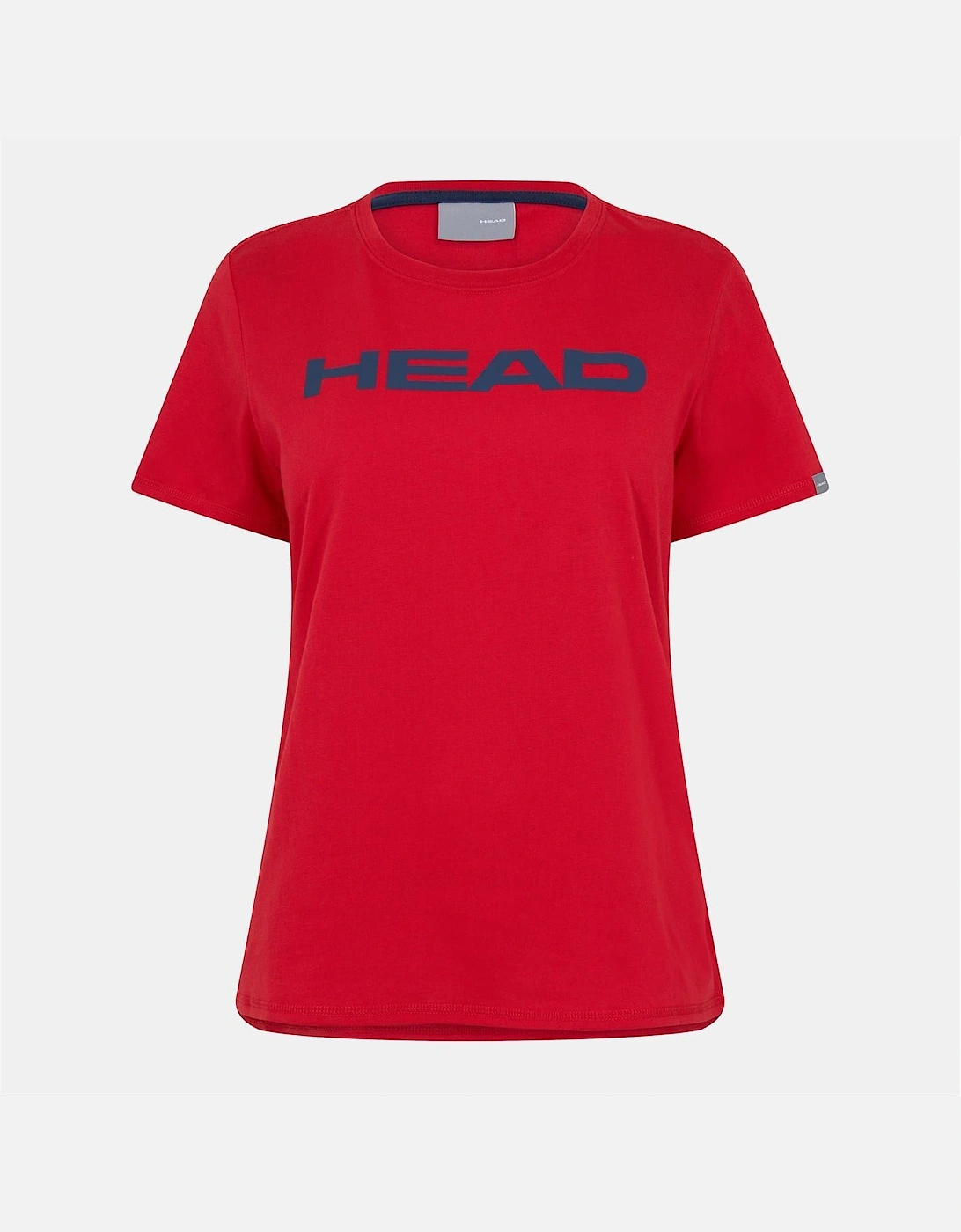 Head Head Women's Lucy Wordmark Crew Neck Short Sleeve Jersey T-Shirt - Red