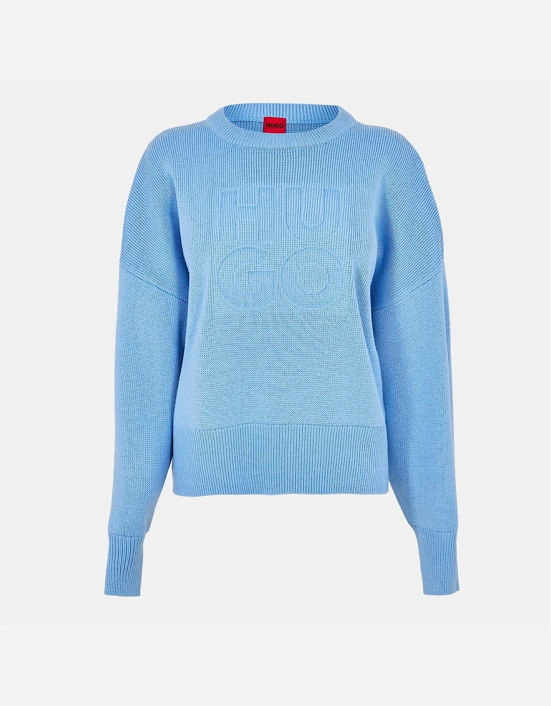 Crew Neck Drop Shoulder Long Sleeve Sweater