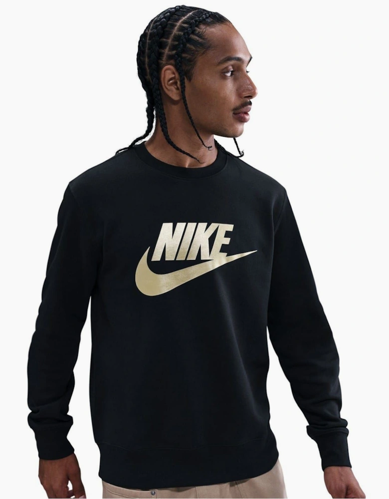 Crew Neck Long Sleeve Jersey Sweatshirt
