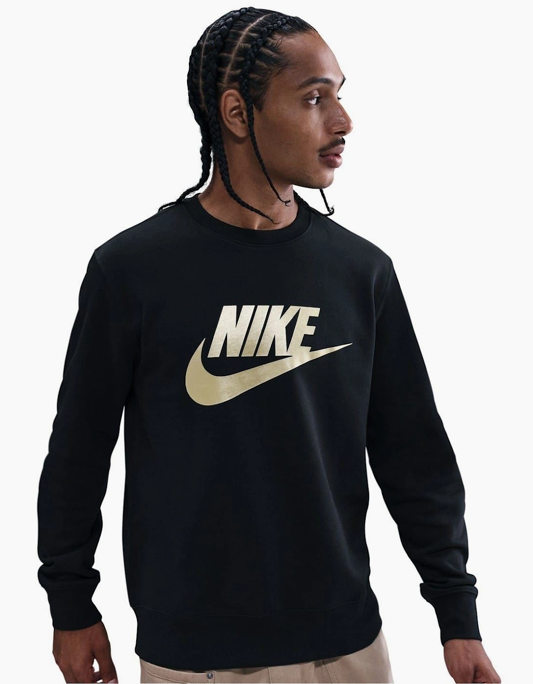 Crew Neck Long Sleeve Jersey Sweatshirt