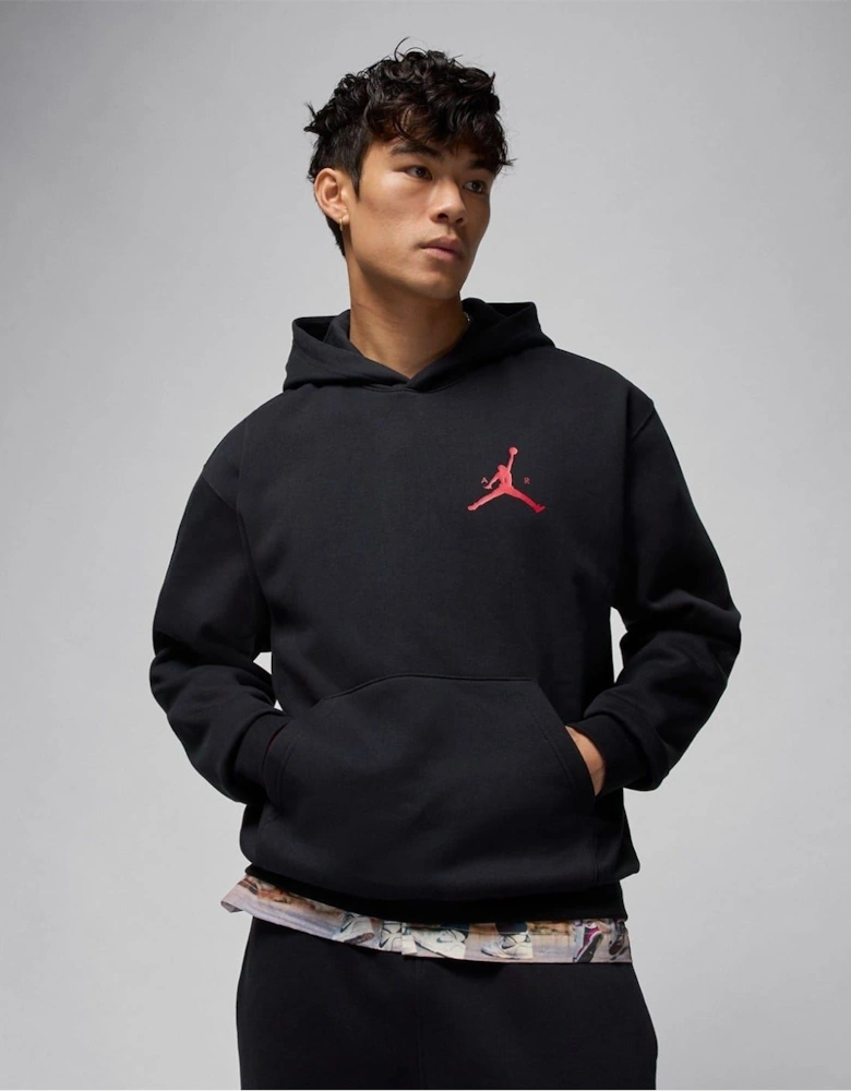Jumpman Hooded Neck Long Sleeve Sweatshirt