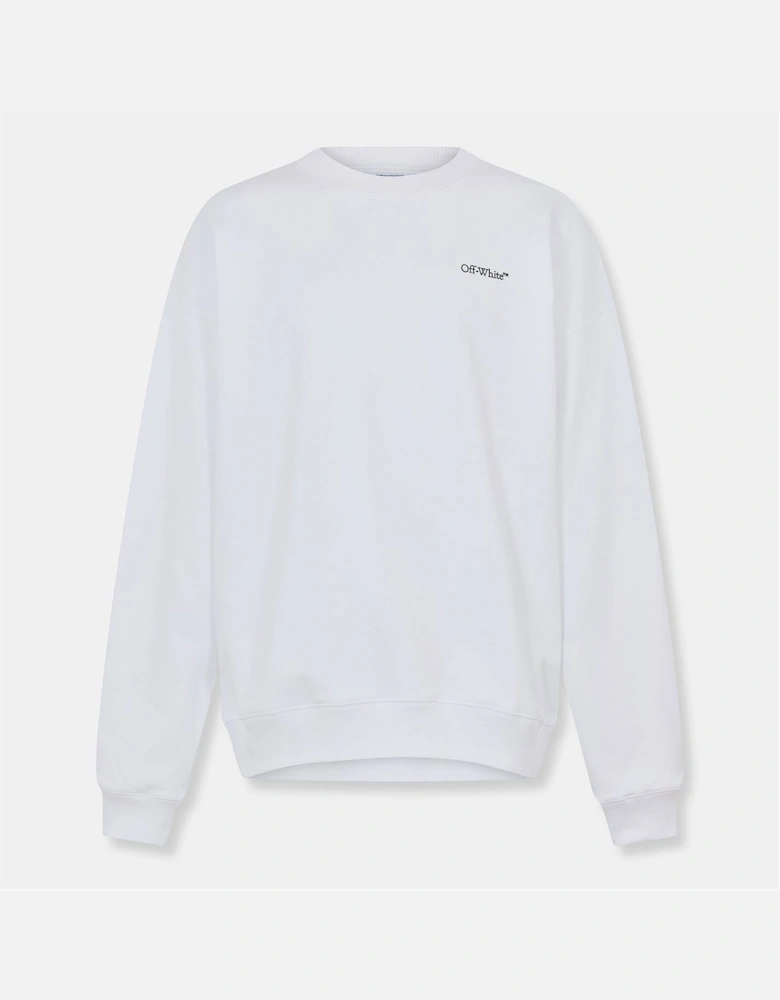 Skate Left Chest Logo Crew Neck Long Sleeve Sweatshirt