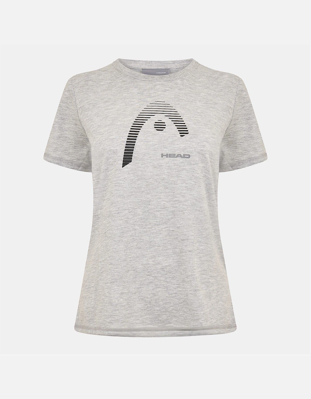 Head Women's Grey Club Lara Crew Neck Short Sleeve T-Shirt - Size 14