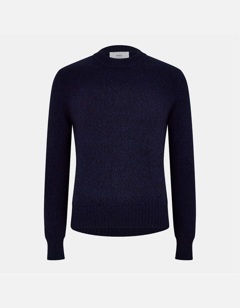 Ami Coeur Crew Neck Long Sleeve Sweater
