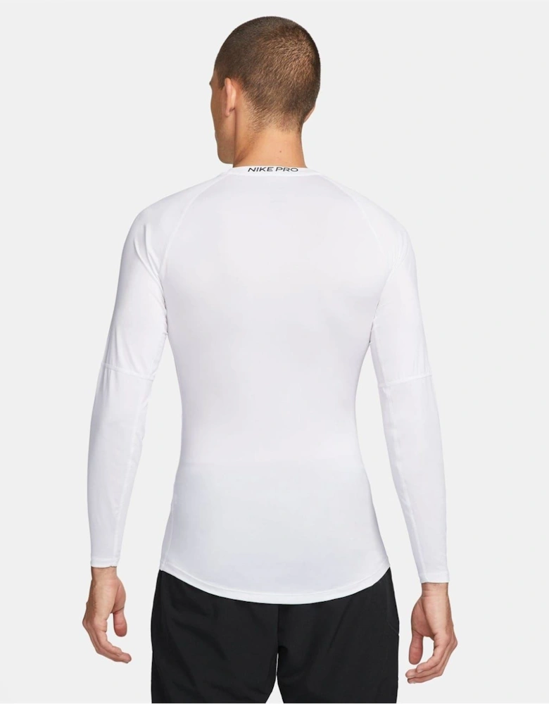 Lettered Branding Crew Neck Long Sleeve Athletic Top