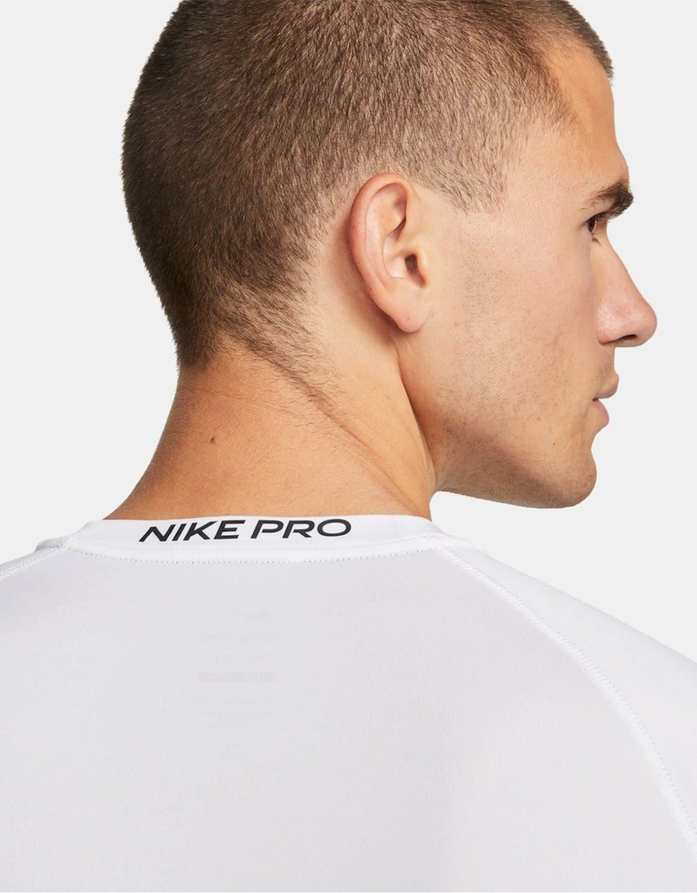 Lettered Branding Crew Neck Long Sleeve Athletic Top