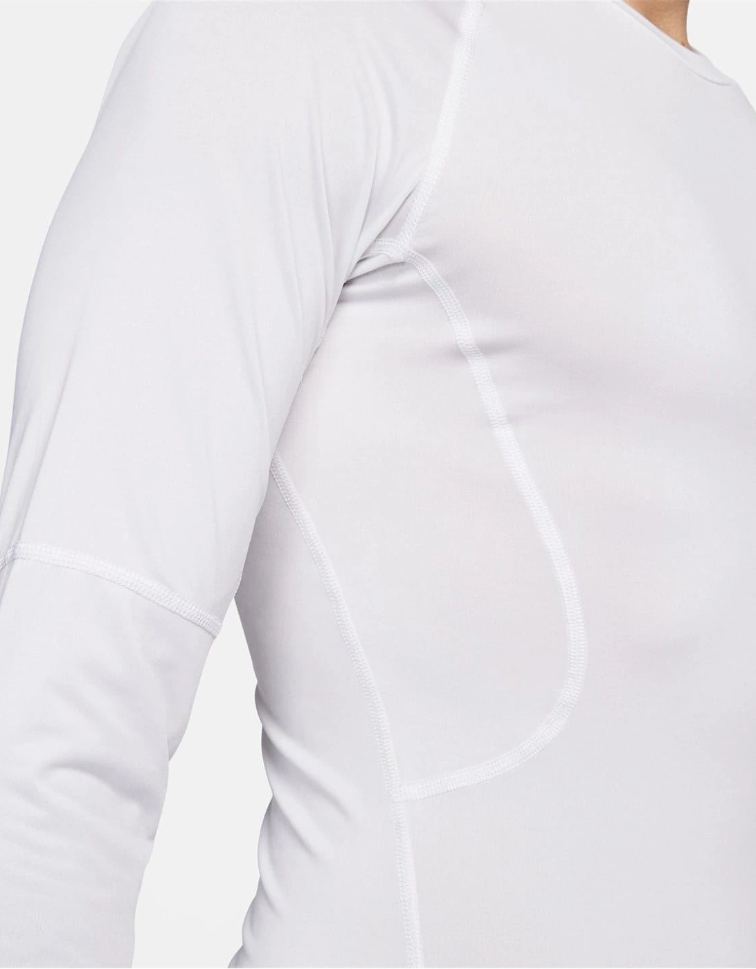 Lettered Branding Crew Neck Long Sleeve Athletic Top