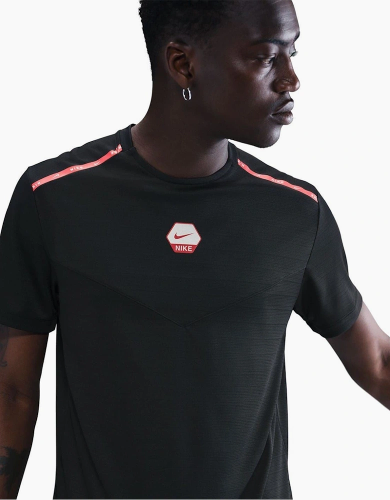 Run Crew Neck Short Sleeve Jersey T-Shirt