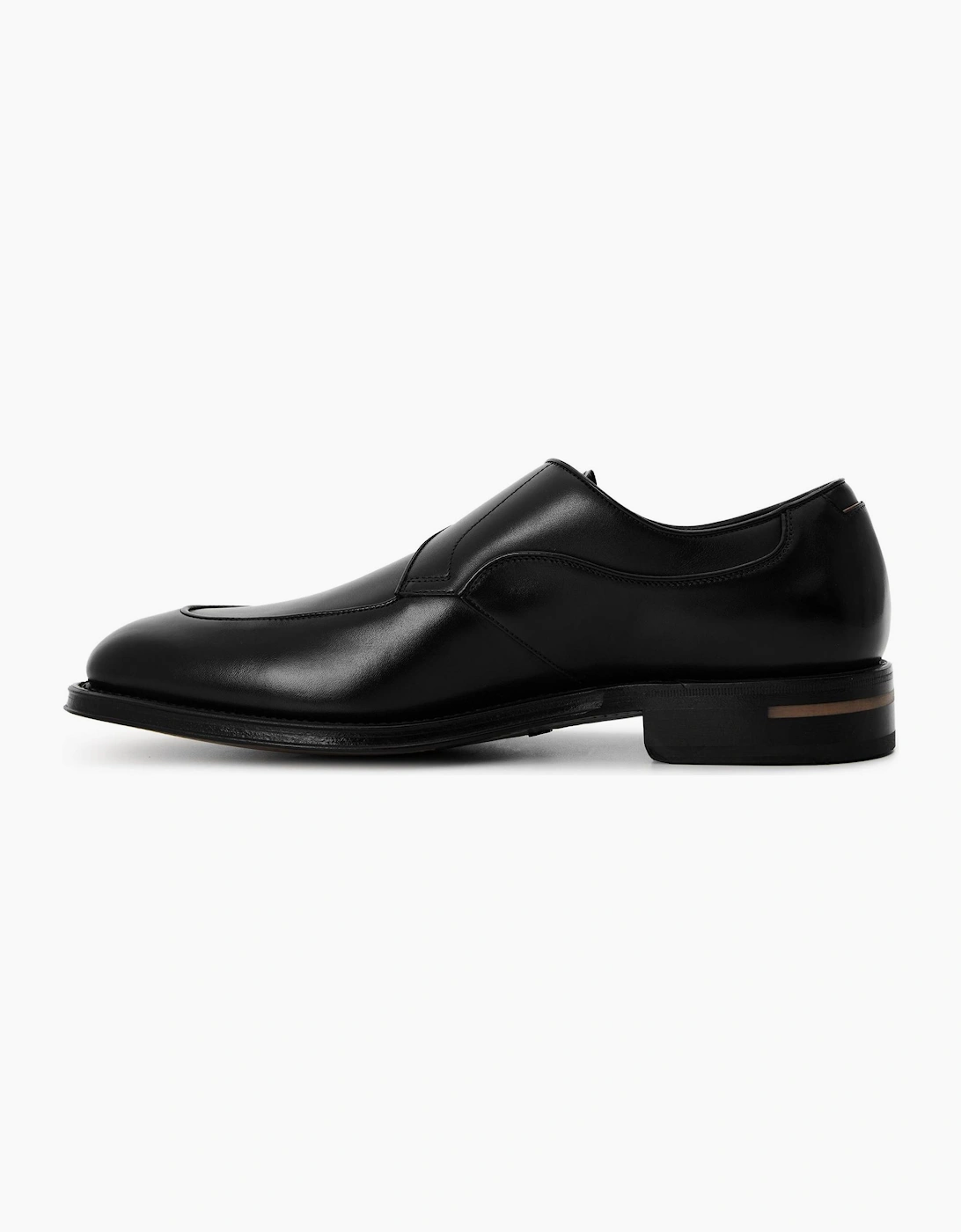 Terry Low Heel Block Monk Shoes
