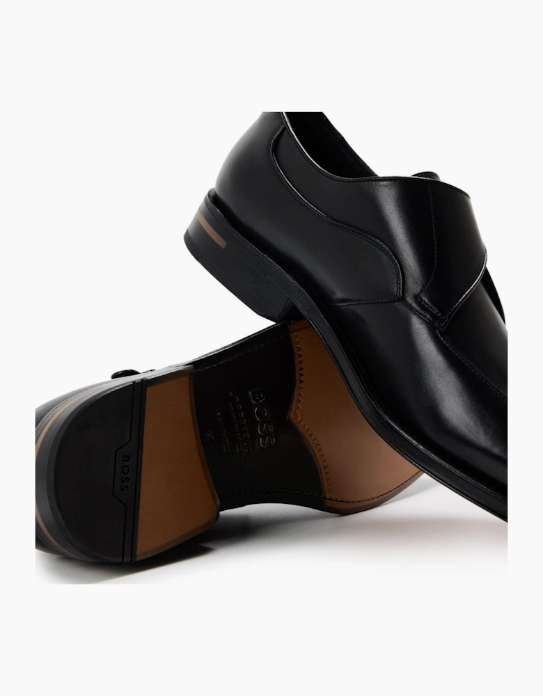 Terry Low Heel Block Monk Shoes