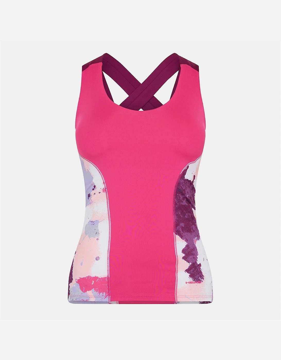 Graphic Scoop Neck Slim Fit Jersey Tank