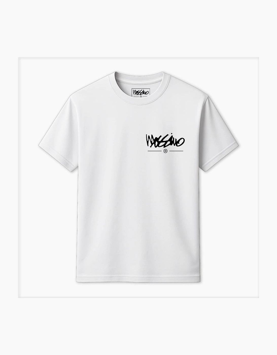 Signature Print Crew Neck Short Sleeve T-Shirt