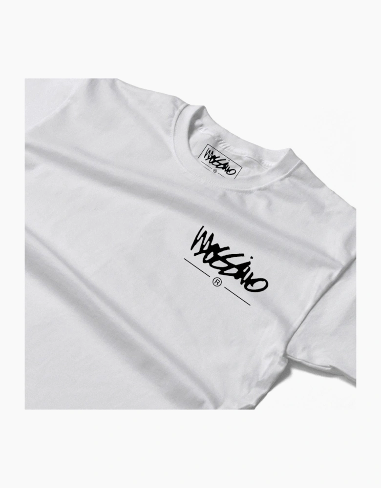 Signature Print Crew Neck Short Sleeve T-Shirt