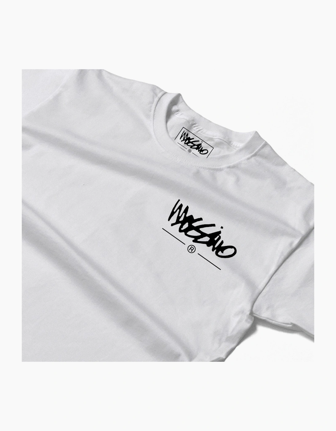 Signature Print Crew Neck Short Sleeve T-Shirt