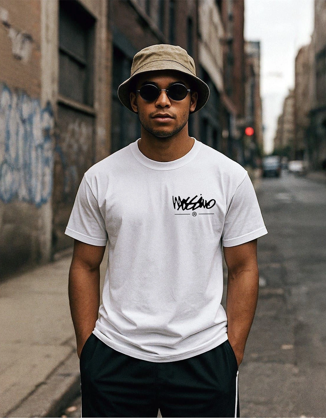 Signature Print Crew Neck Short Sleeve T-Shirt