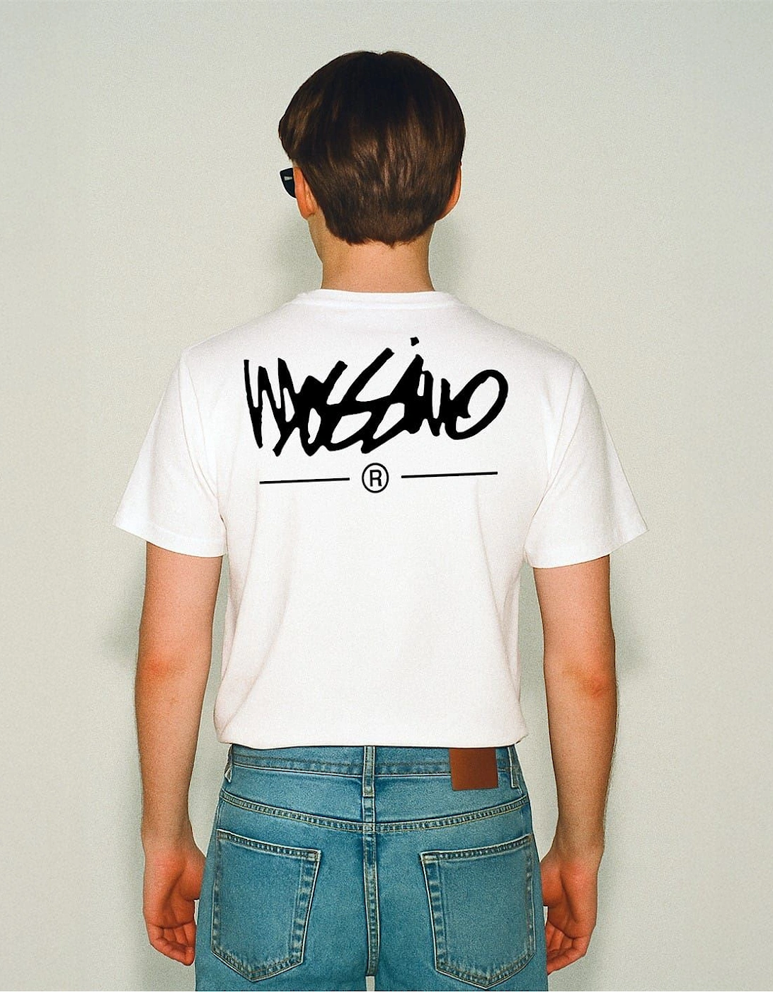 Signature Print Crew Neck Short Sleeve T-Shirt