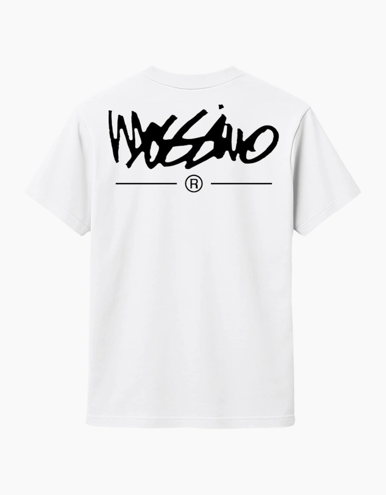 Signature Print Crew Neck Short Sleeve T-Shirt