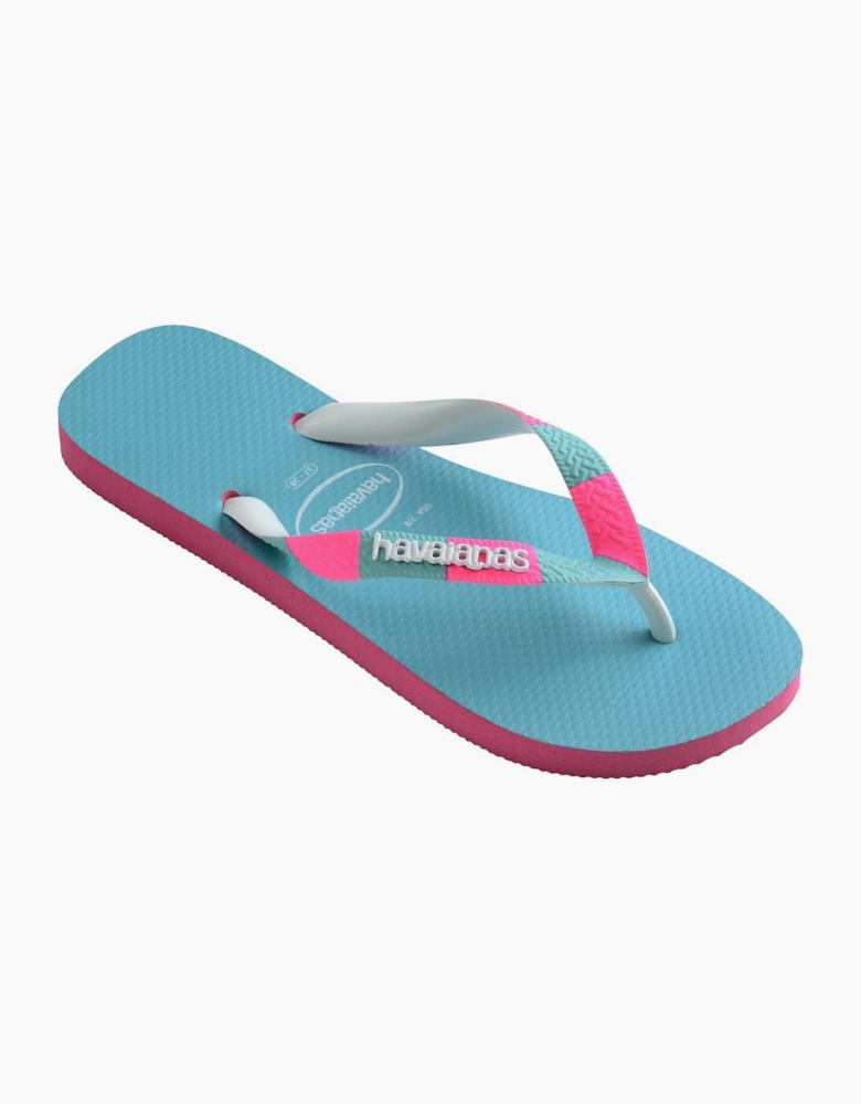 Top Print Thong Toe Flip Flops