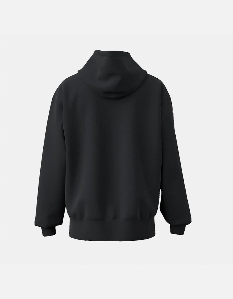 Cassette Photo Hooded Neck Long Sleeve Sweatshirt