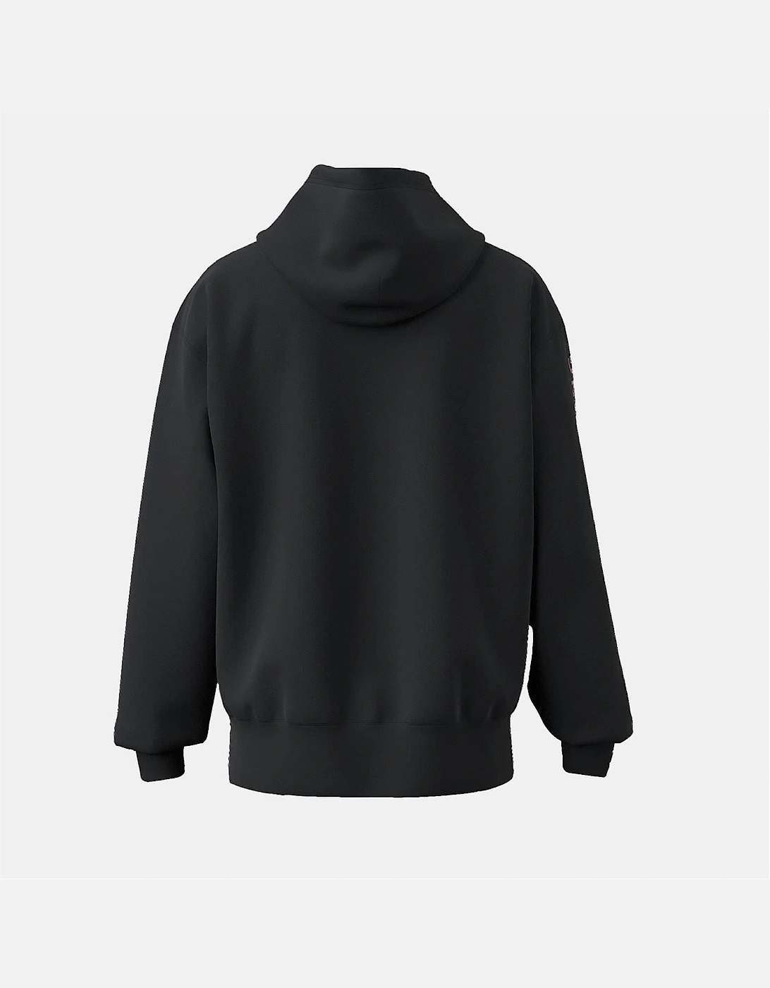 Cassette Photo Hooded Neck Long Sleeve Sweatshirt