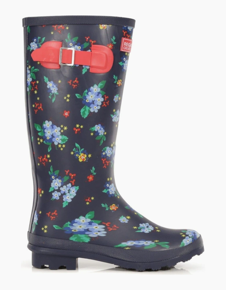Lady Fairweath Floral Rain Boots