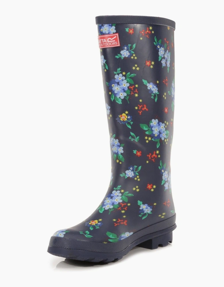Lady Fairweath Floral Rain Boots