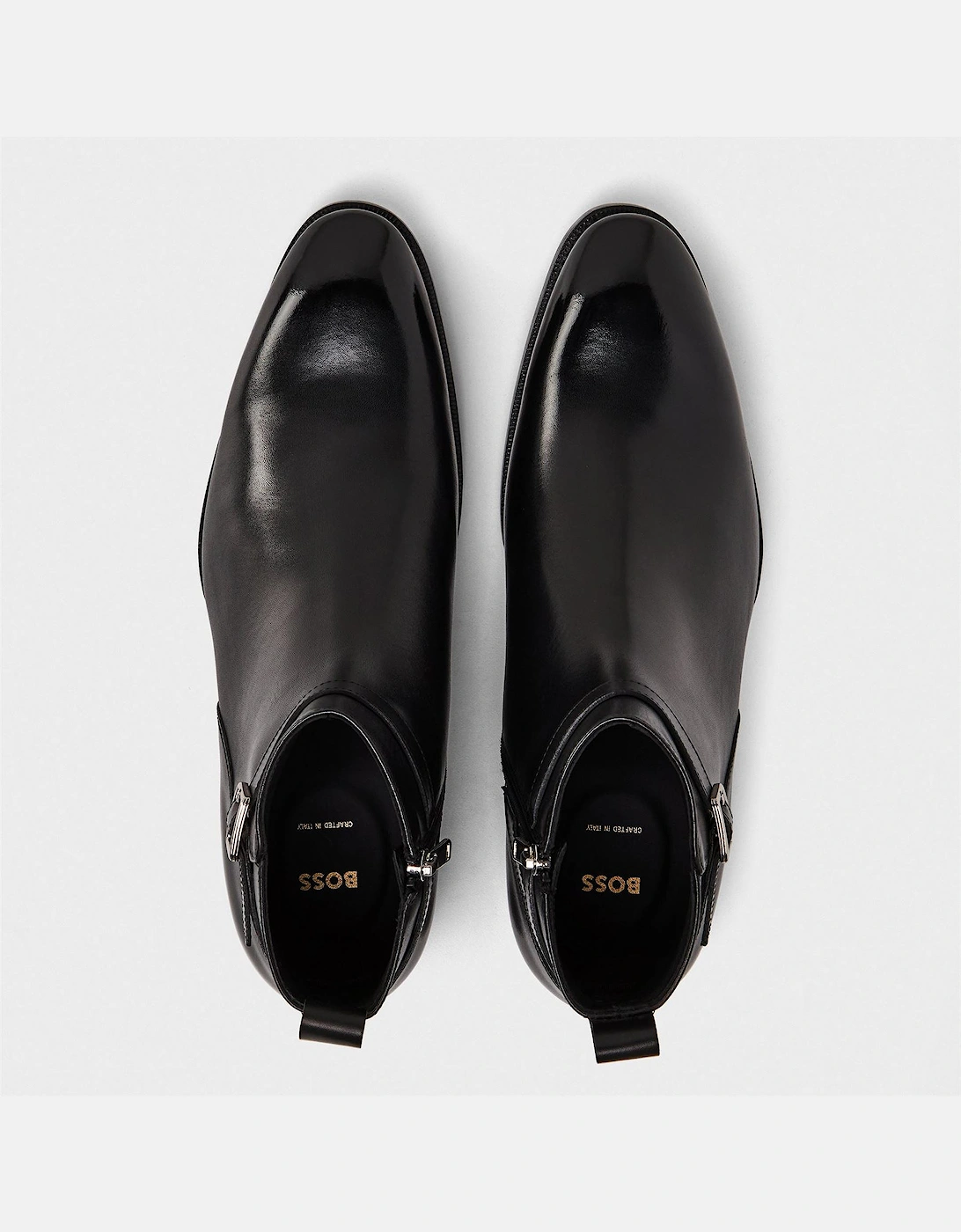 Round Toe Low Heel Chelsea Oxfords