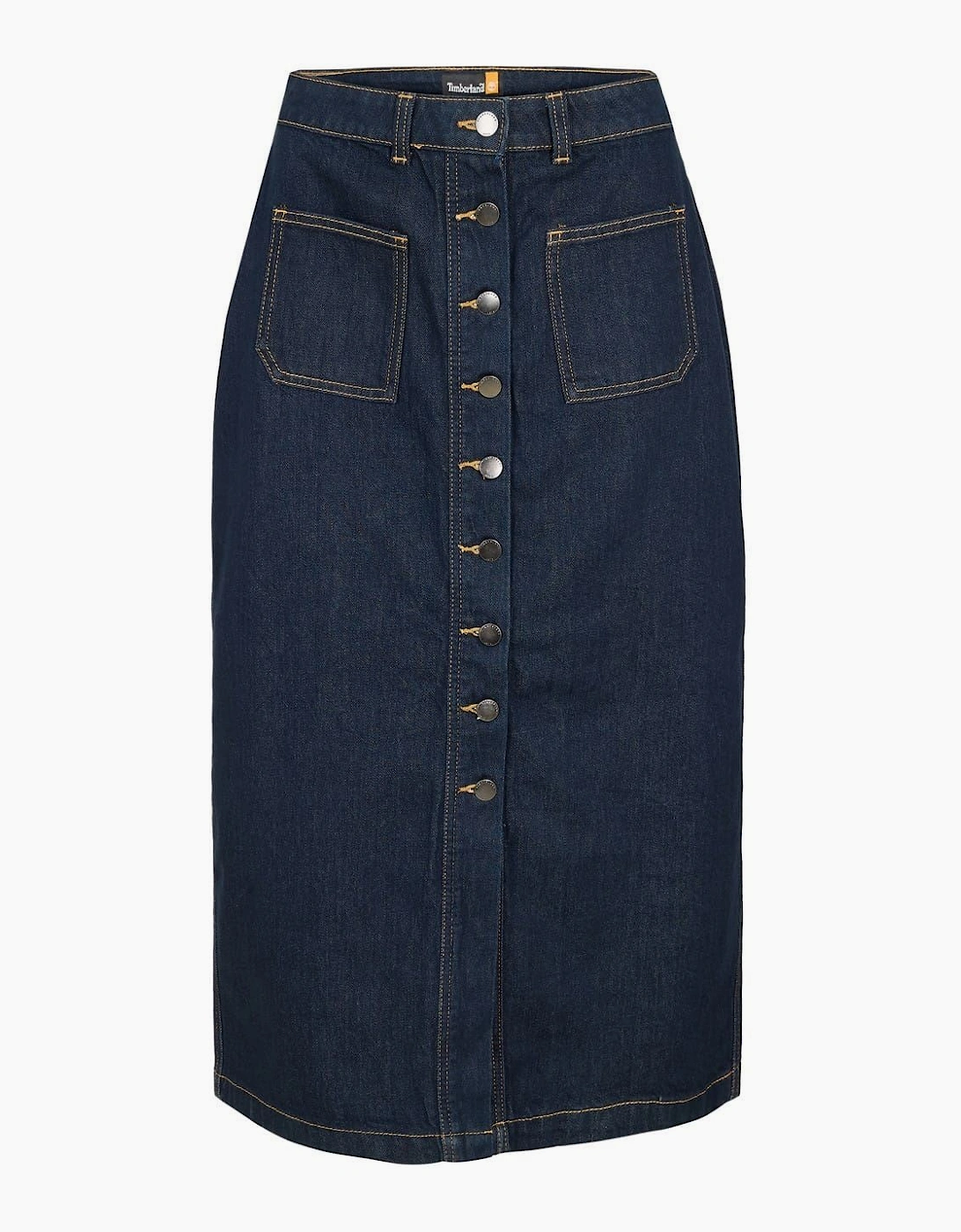 Timberland Timberland Women's Refibra Denim Midi Mom Skirt - Navy