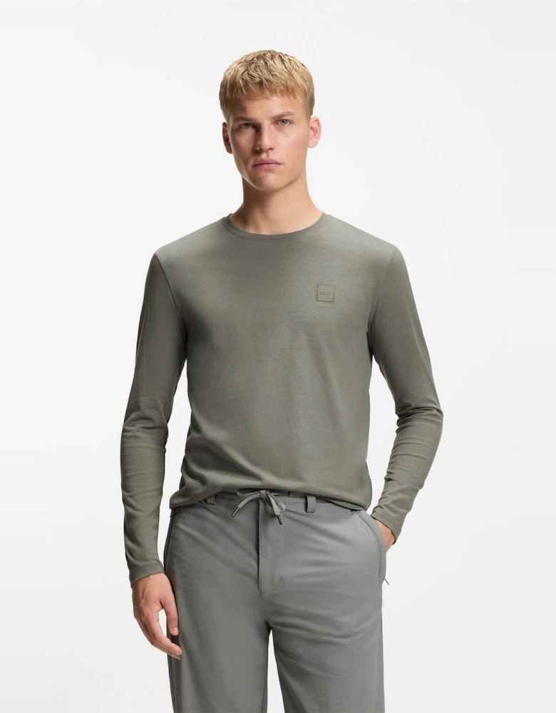 Orange Tacks Long Sleeve Top