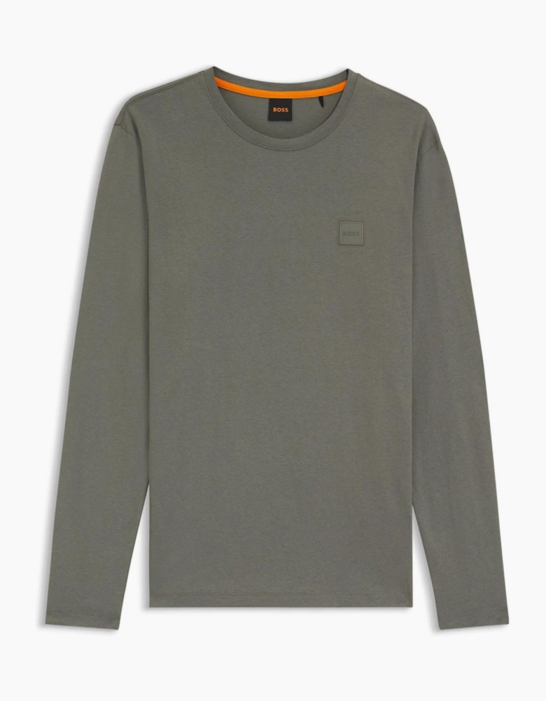 Orange Tacks Long Sleeve Top