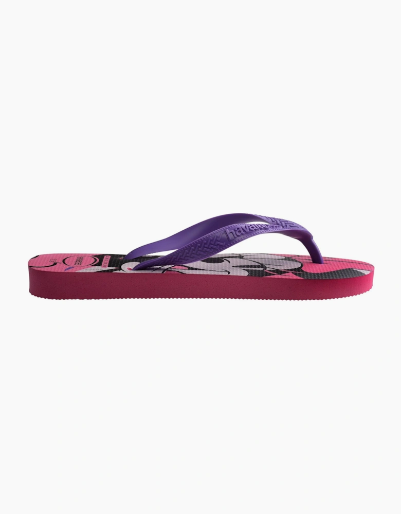 Mens Hav. Top Disney Ruby Red Black 45 4 Flip Flops