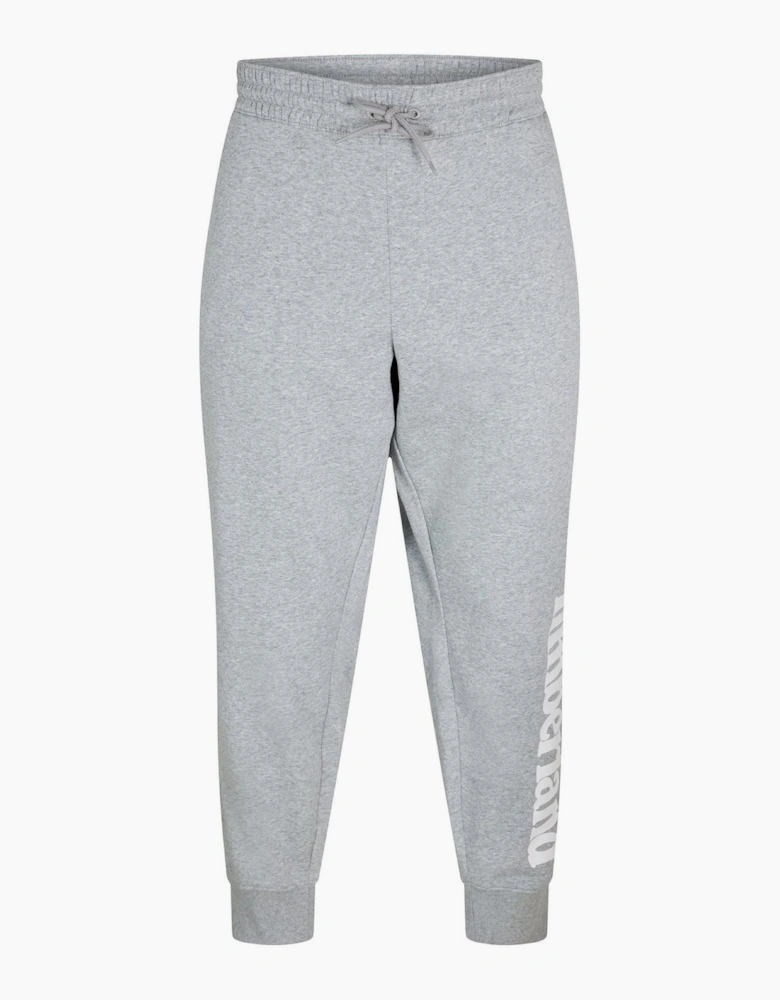 Drawstring Lettering Ribbed Cuff Joggers