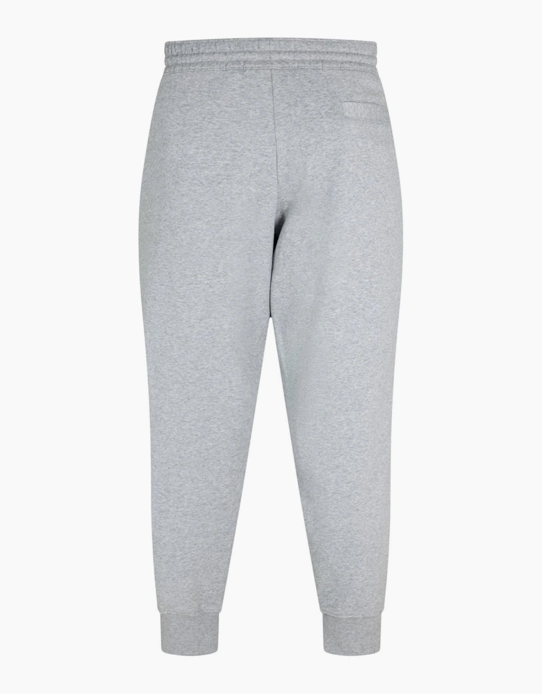 Drawstring Lettering Ribbed Cuff Joggers