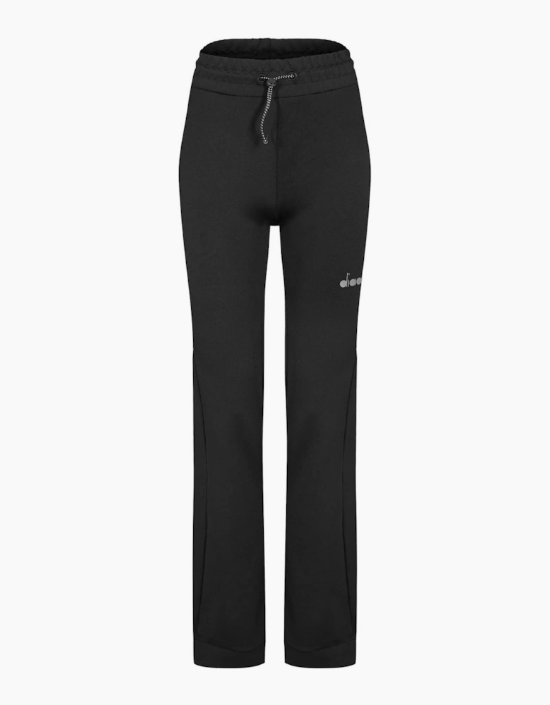Solid Patterned Straight Sweatpants