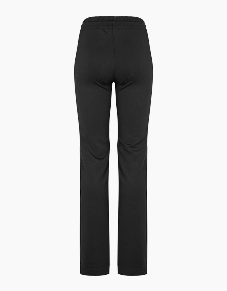 Solid Patterned Straight Sweatpants