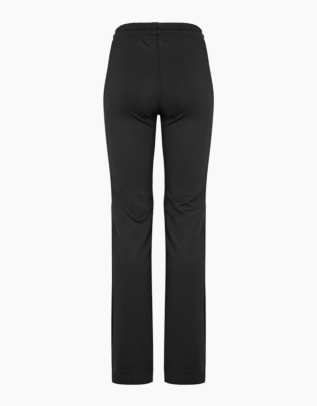 Solid Patterned Straight Sweatpants