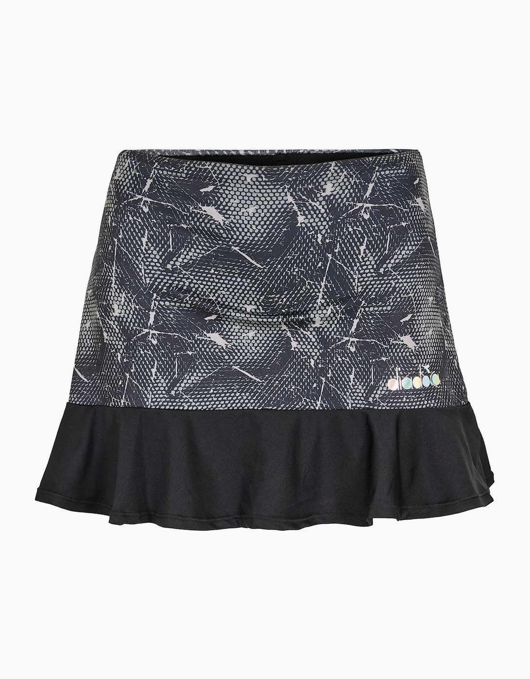 Abstract Patterned Easy Tennis Scratch Skirt
