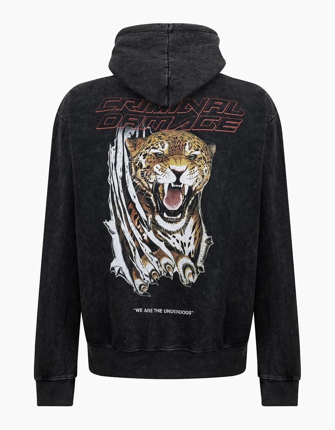Underdog Hooded Neck Long Sleeve Sweatshirt