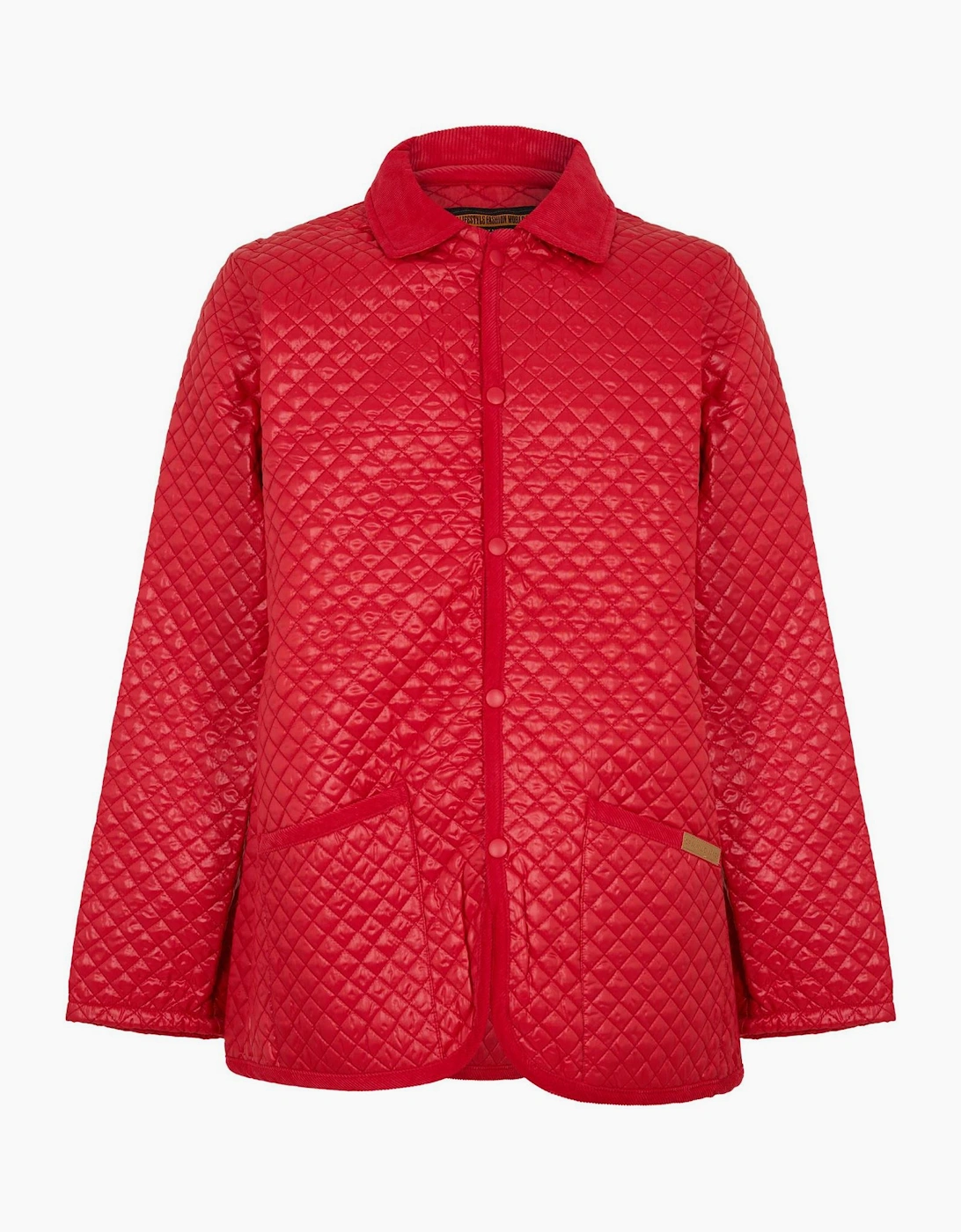 Player Textured Snap Button Shirt Collared Jacket