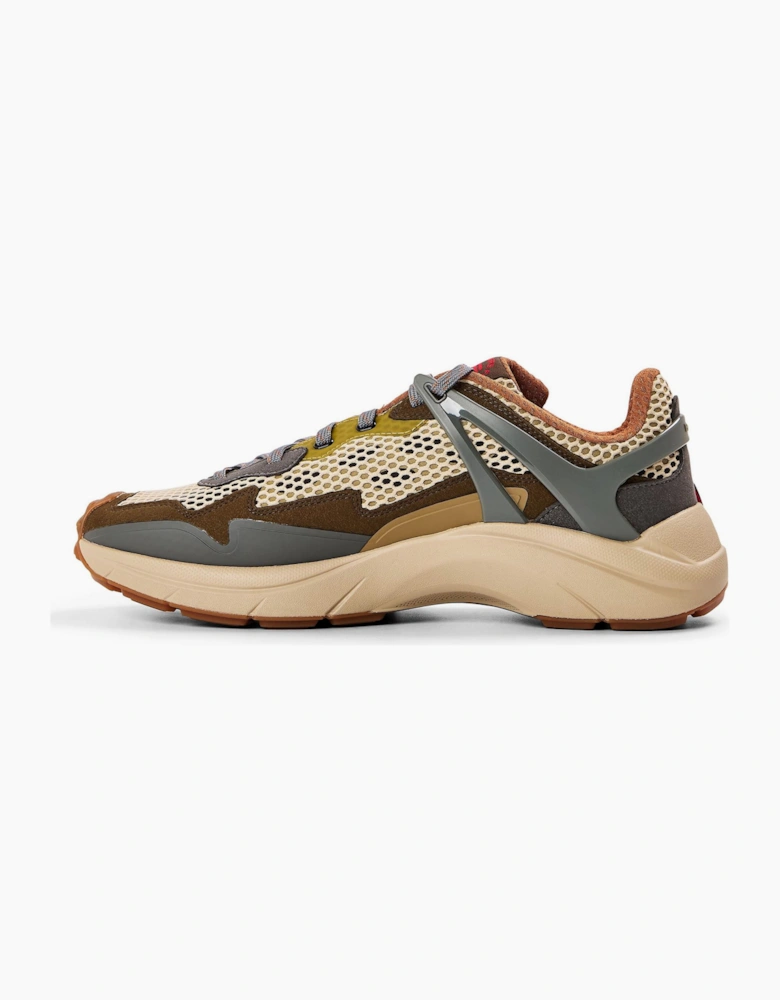 Go2 MXMT Lace-Up Textured Sneakers