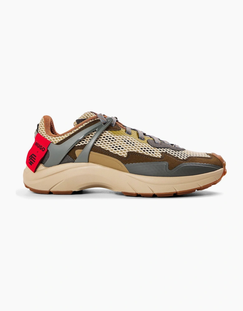 Go2 MXMT Lace-Up Textured Sneakers